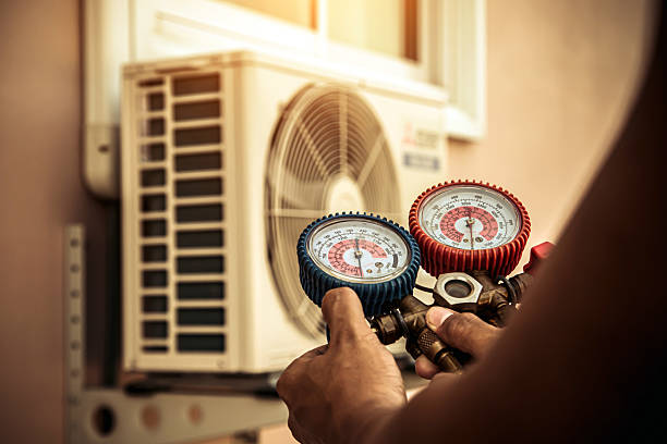 Professional Hvac Installation technician working in Lisbon, ND
